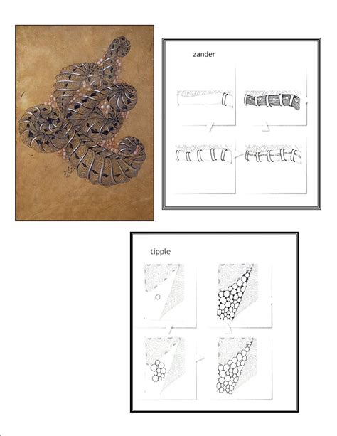 Free Zentangle Patterns To Print Treenic