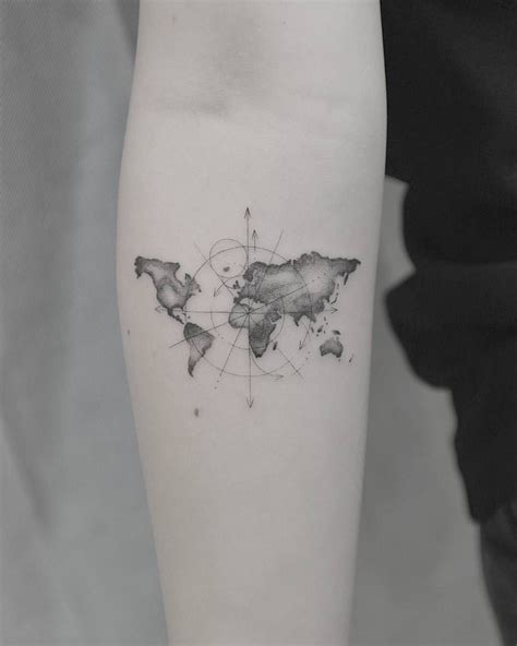 world map world map tattoos map tattoos tattoos kulturaupice