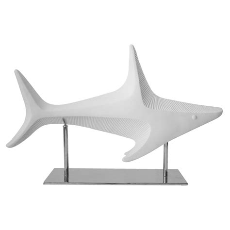 Jonathan Adler Menagerie Shark Sculpture Shark Sculpture Sculpture