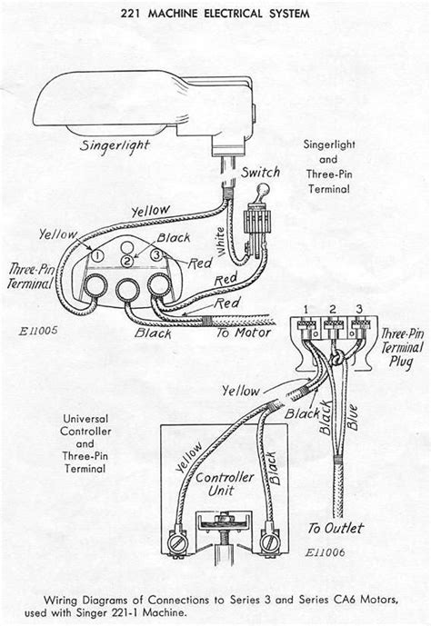 Sewing Machine Foot Pedal Circuit Diagram