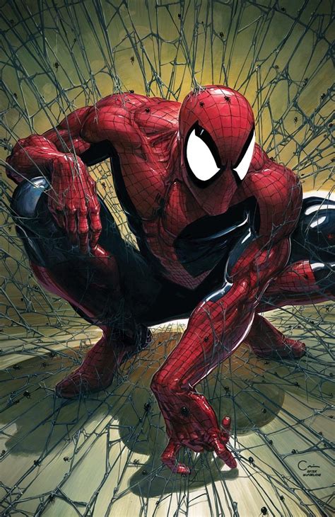 in brightest day — redskullspage spider man by clayton crain hombre araña comic spiderman