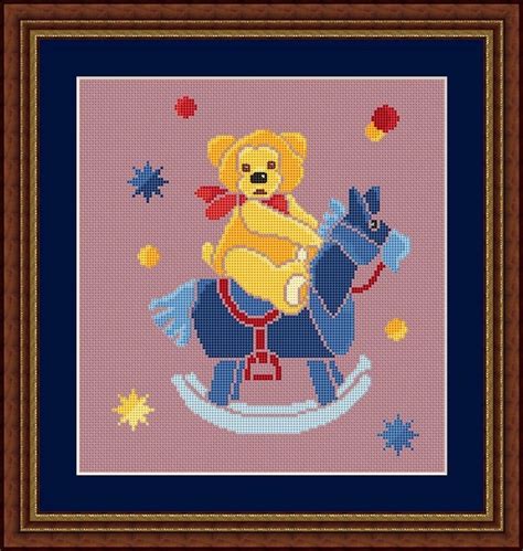 We did not find results for: Bear on rocking horse Cross Stitch Pattern Teddy Bear ...