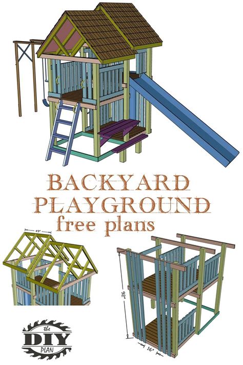 How To Build A Backyard Playground Playground Backyard Diy Backyard