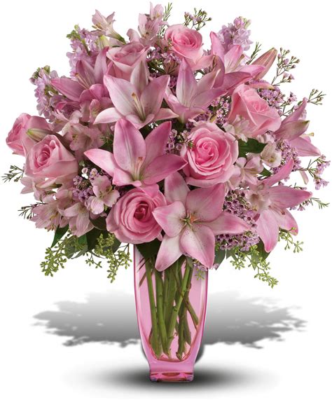 Telefloras Pink Pink Bouquet With Pink Roses Dabspot