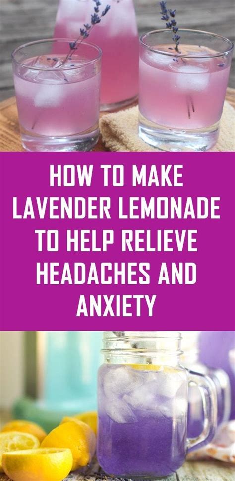 Lemonade With Lavender That Will Help You Reduce Anxiety And Headaches