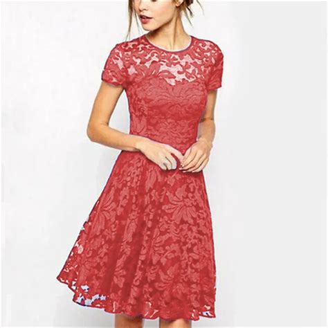 6xl plus size summer autumn dresses women dress fashion and elegant party stitching lace sleeve