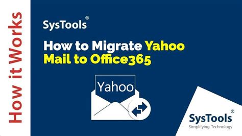 How To Migrate Yahoo Mail To Office 365 Easy Solution Youtube