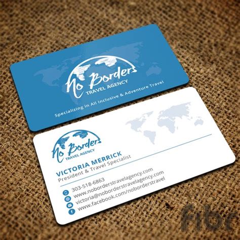 Well, you've come to the right place! Create a Captivating Business Card for No Borders Travel ...