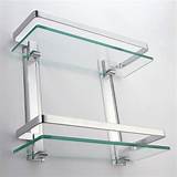 Pictures of Small Glass Shelves On A Wall