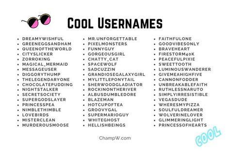 1000 Trending Cool Usernames New Ideas You Should Not Miss