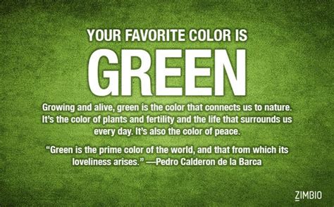 Zimbio Thinks My Favorite Color Is Green How About You Favorite
