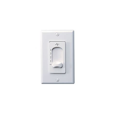 This means that the fan will still be able to work in outside conditions, in damp conditions. Monte Carlo Fans White 2-1/2 in. Wall Fan Switch | The ...