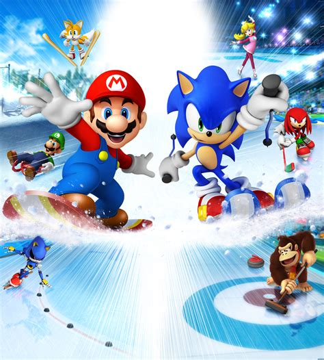 Official Art Mario And Sonic At The Olympic Winter Games Last Minute