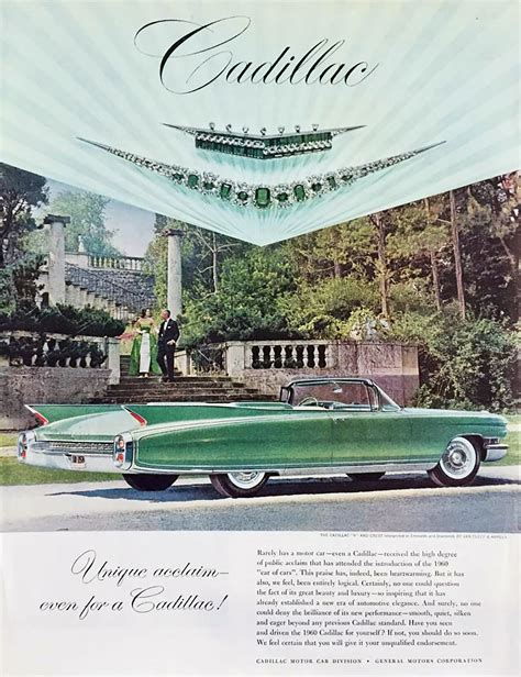 Wreath And Crest Madness A Gallery Of Classic Cadillac Ads The Daily