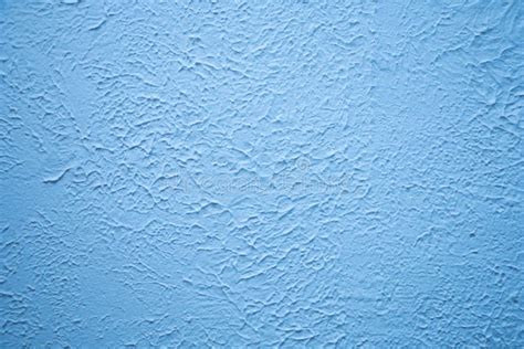 Blue Textured Wall Decorative Plastering Stock Photo Image Of Dirty
