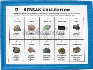 Minerals Streak Collection Set Rocksmins Manufacturers