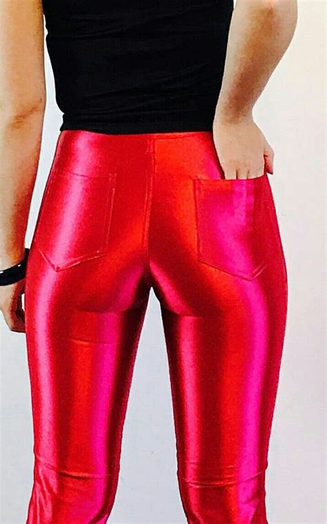Disco Pants Outfit Spandex Pants Leather Pants Outfits Yummy Women