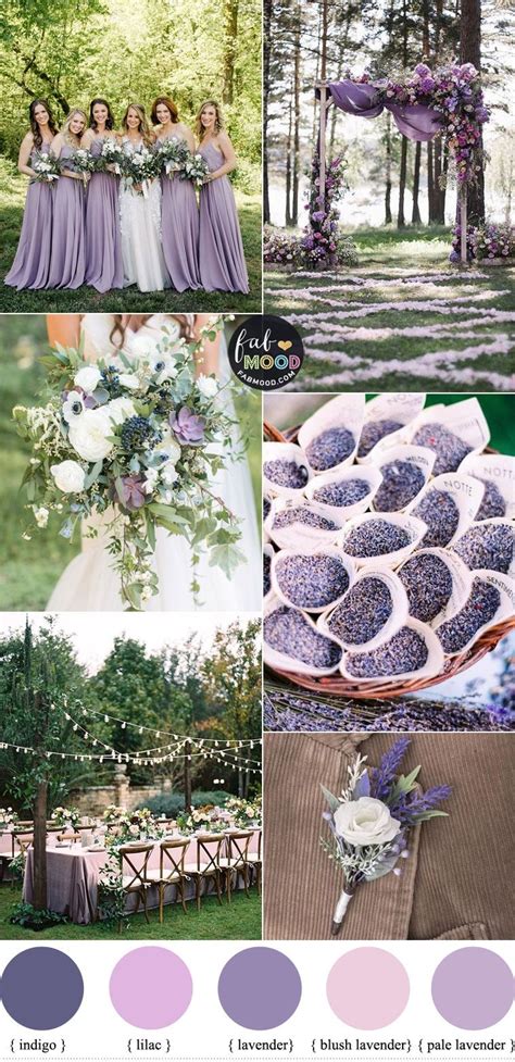 Lavender And Lilac Wedding Colours For Romantic Brides Lavender Wedding Theme Lilac Wedding