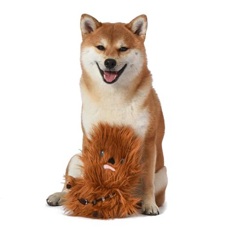 Star Wars Chewbacca Plush Flattie Dog Toy 6 Inch