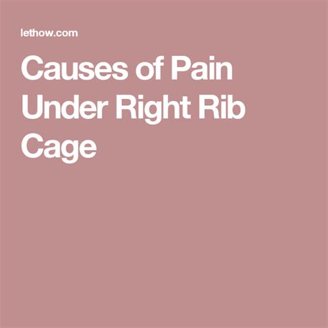 The pain is not constant, but when i do have it it alternates between stabbing pain and a dull ache. Pin on Pain Under Right Rib