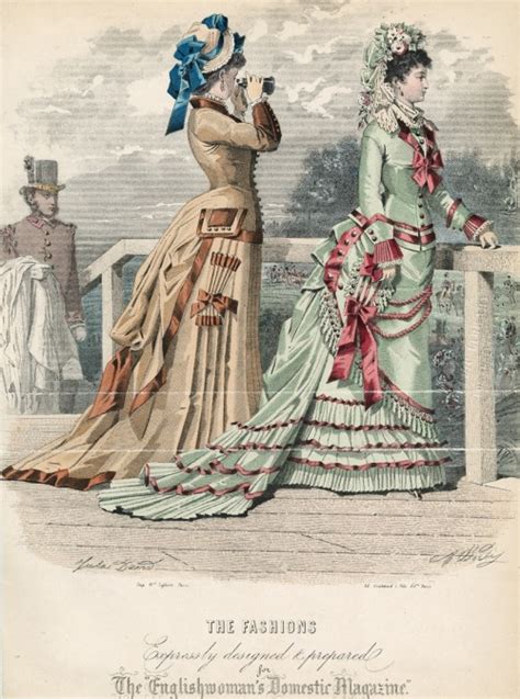 Old Rags May Promenade Fashions With Parasol Pockets 1876