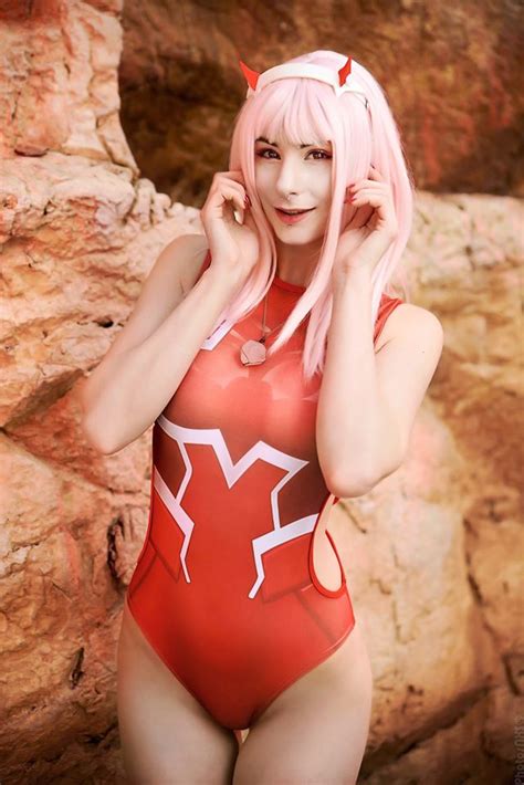 Cosplay Darling In The Franxx Zero Two Swimsuit