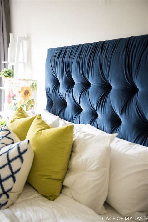 Tufted Headboard How To Make It Own Your Own Tutorial Diy Tuffed