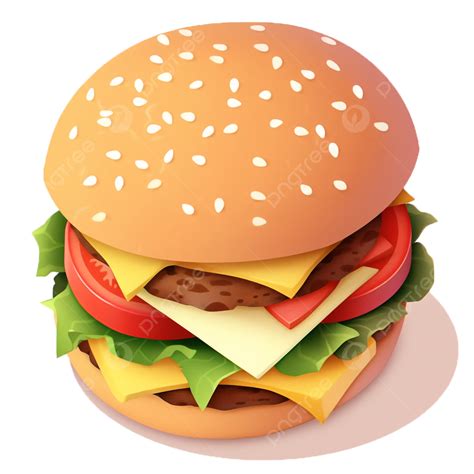 패스트 푸드 미식가 버거 음식 햄버거 패스트 푸드 Png 일러스트 및 이미지 에 대한 무료 다운로드 Pngtree
