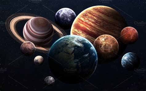 High Resolution Images Presents Planets Of The Solar System This Image
