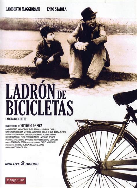 Ladrón De Bicicletas Vittorio De Sica Carteles De Cine Afiche De