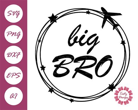Big Brother Svg Big Bro Cricut Silhouette Cameo Dxf Png Eps Etsy