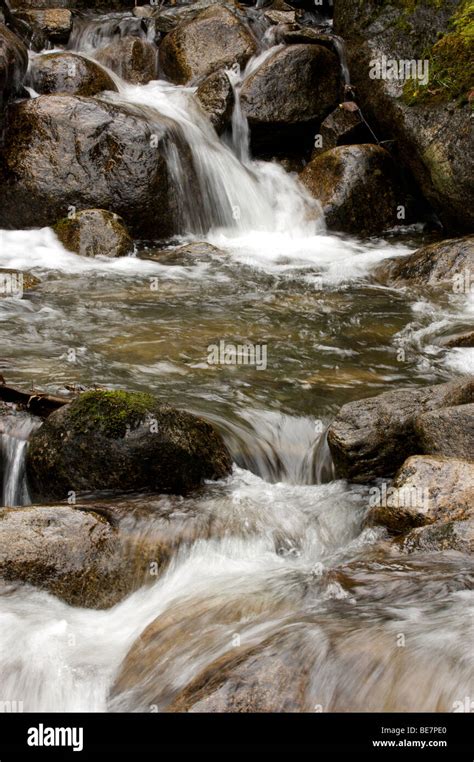 Alaska Rain Forest Waterfall Stock Photo Alamy