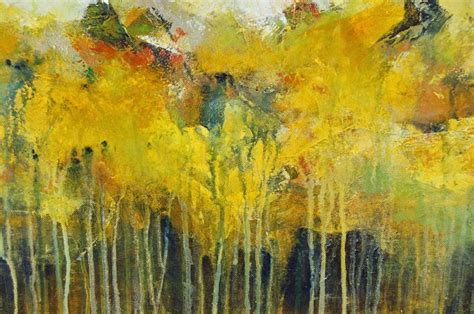 Buy Abstract Painting Original Art Canvas Large Yellow