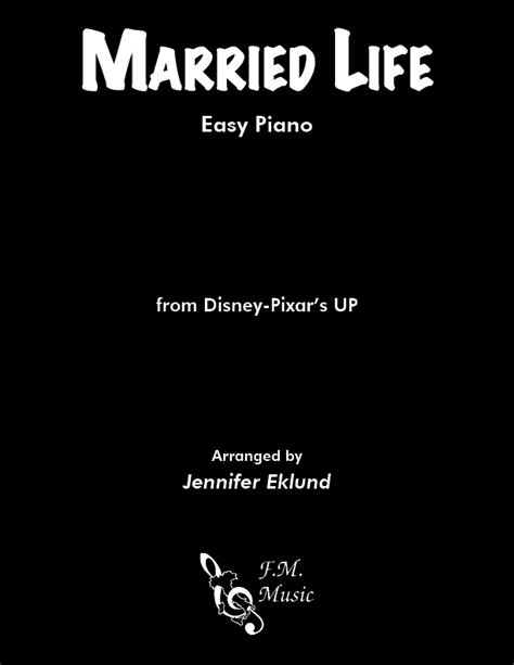 Married Life Piano Sheet Music Letters Married Life By Michael