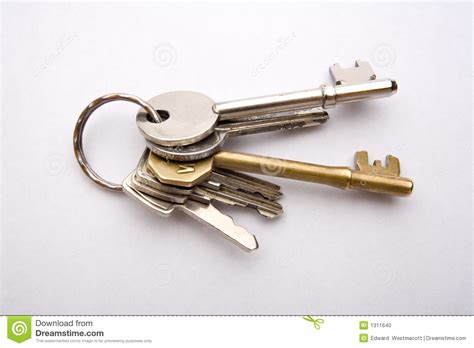 Set Of House Keys Stock Photo Image Of Home Studio Security 1311640