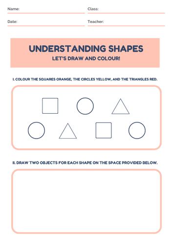 Understanding Shapes Ks1 Worksheet Teaching Resources