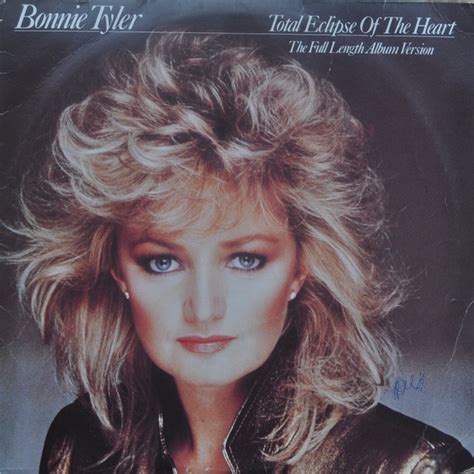 Hence your love is a total eclipse of the heart when she starts losing it or falling apart he tells her turn around and she knows if she does he'll make her faster than the speed of night straight from the heart: Bonnie Tyler - Total Eclipse Of The Heart (1983, Vinyl ...