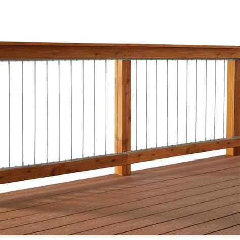There's a reason why deck builders everywhere love steel framing systems. Vertical Stainless Steel Cable Railing Kit for 42 in. High ...
