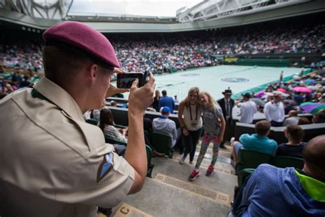 In Pictures A Day In The Life Of Wimbledons Military Stewards