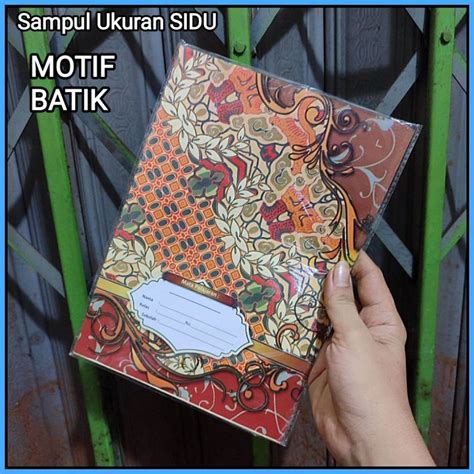 Pak Sampul Buku Tulis Batik Isi Lembar Ukuran Sidu Lazada