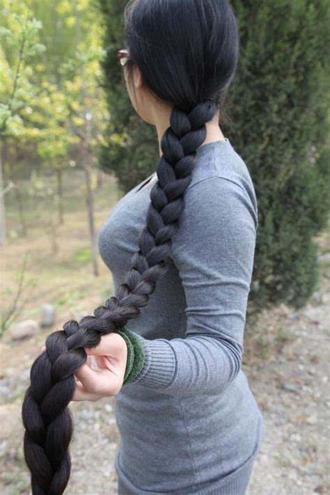 This Is Such An Amazingly Healthy Thick Beautiful Long Braid China Long Hair Long Red Hair