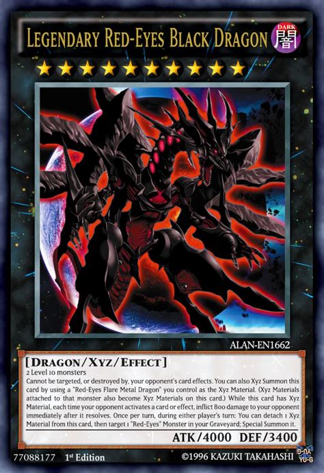 Legendary Red Eyes Black Dragon By Alanmac95 On Deviantart Yugioh Dragon Cards Yugioh Dragons
