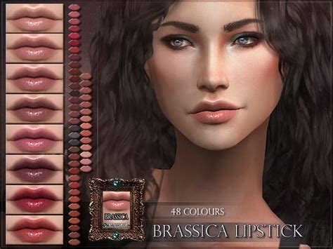 Sims 4 Brassica Lipstick Sims4 Lips Lip Mouth Mesh Mods Mod Cc Makeup