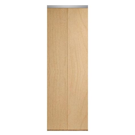 Impact Plus In X In Smooth Flush Stain Grade Maple Solid Core Mdf Interior Closet Bi