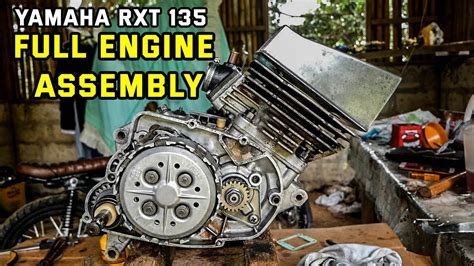 Yamaha Rxt 135 Full Engine Assembly And First Start Youtube