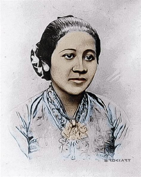 Gambar Sketsa Ibu Kartini