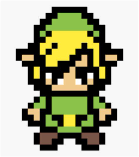 Click here to select an image from your device, press ctrl+v to use an image from your clipboard, drag and drop a file from desktop, or load an image from any example below. Pixel Art Zelda Link - Easy Zelda Pixel Art, HD Png ...