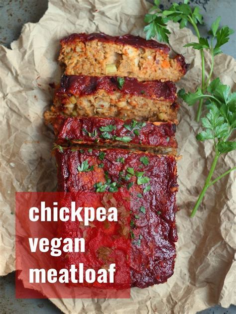 This Hearty Vegan Meatloaf Is Made From A Base Of Seasoned Chickpeas