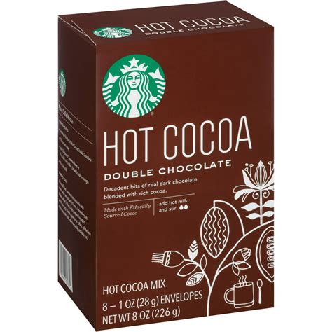 Starbucks Double Chocolate Hot Cocoa Mix 8 Count