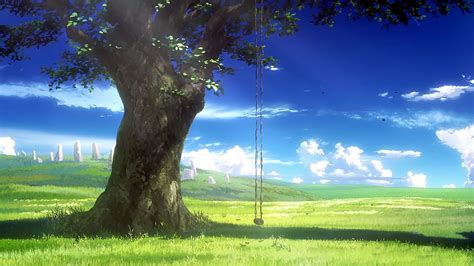 Anime Natural Scene Wallpapers Wallpaper Cave
